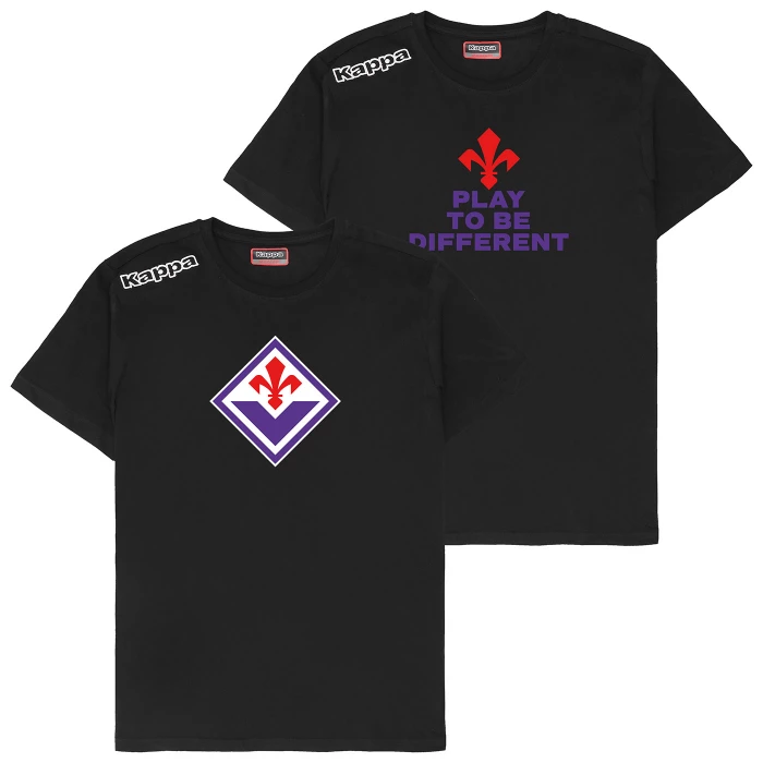 FIORENTINA BLACK KUSTOM T-SHIRT