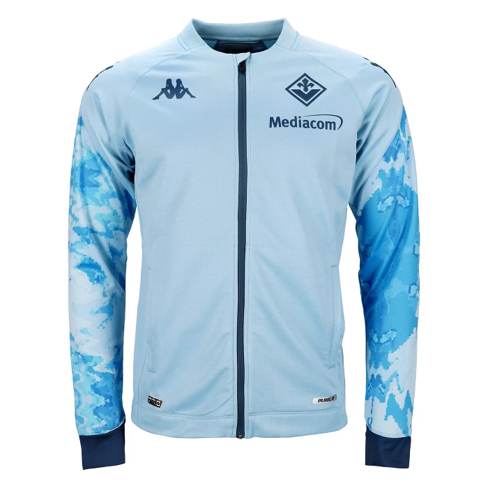 FIORENTINA TRACKTOP PREPARTITA BAMBINO AZZURRA 2023/24