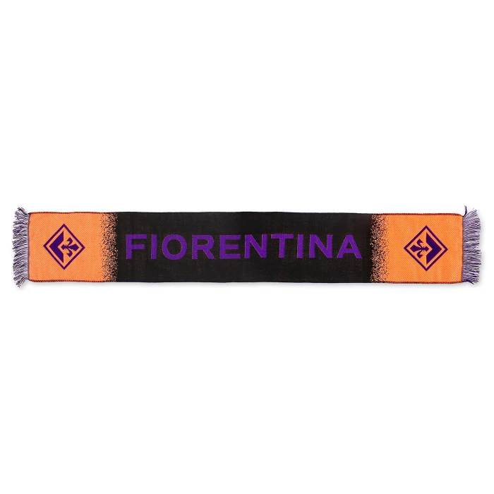 FIORENTINA SCIARPA JACQUARD ARANCIONE FLUO